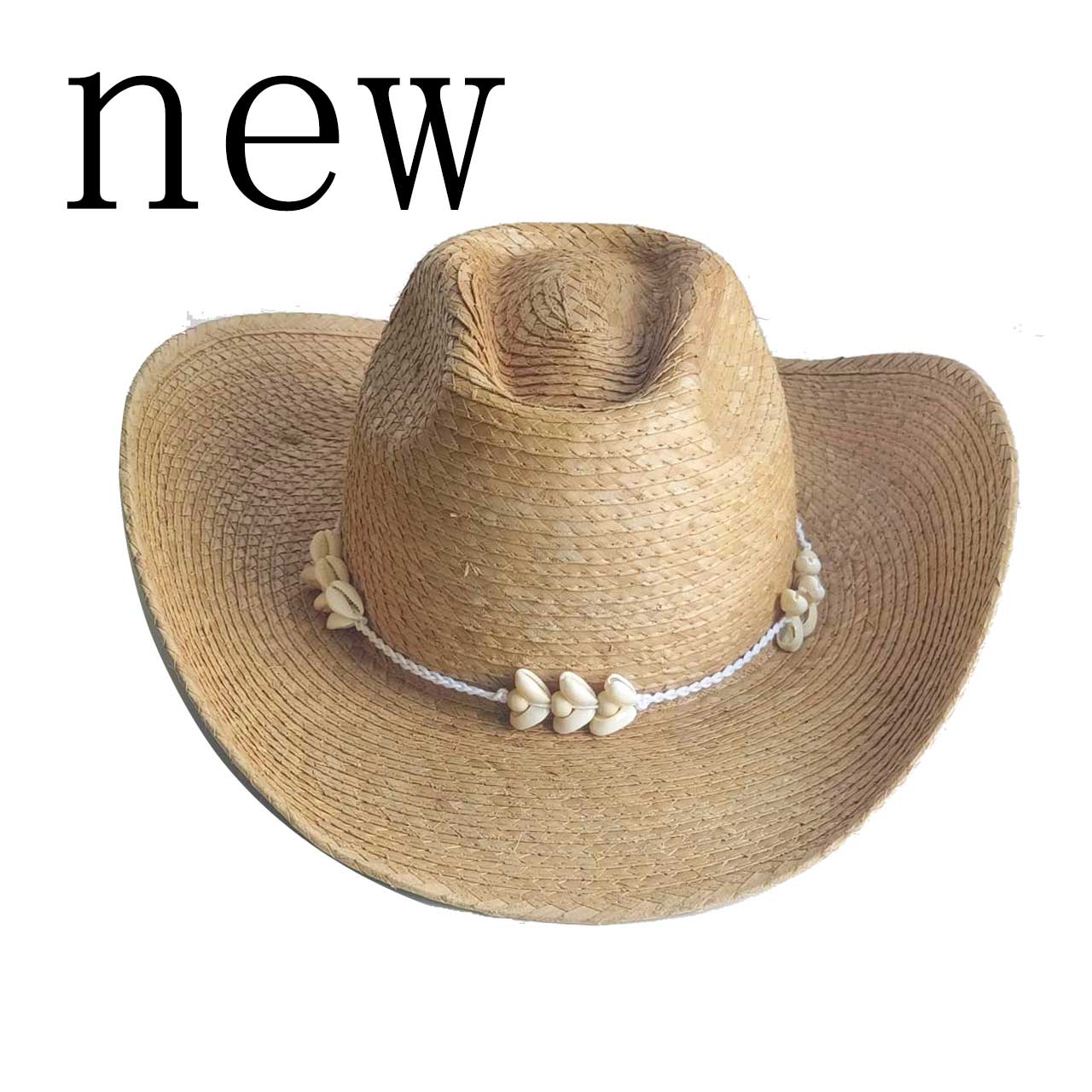 Cowboy Hat Straw - Kapelusz kowbojski z palmowymi listkami, kapelusz