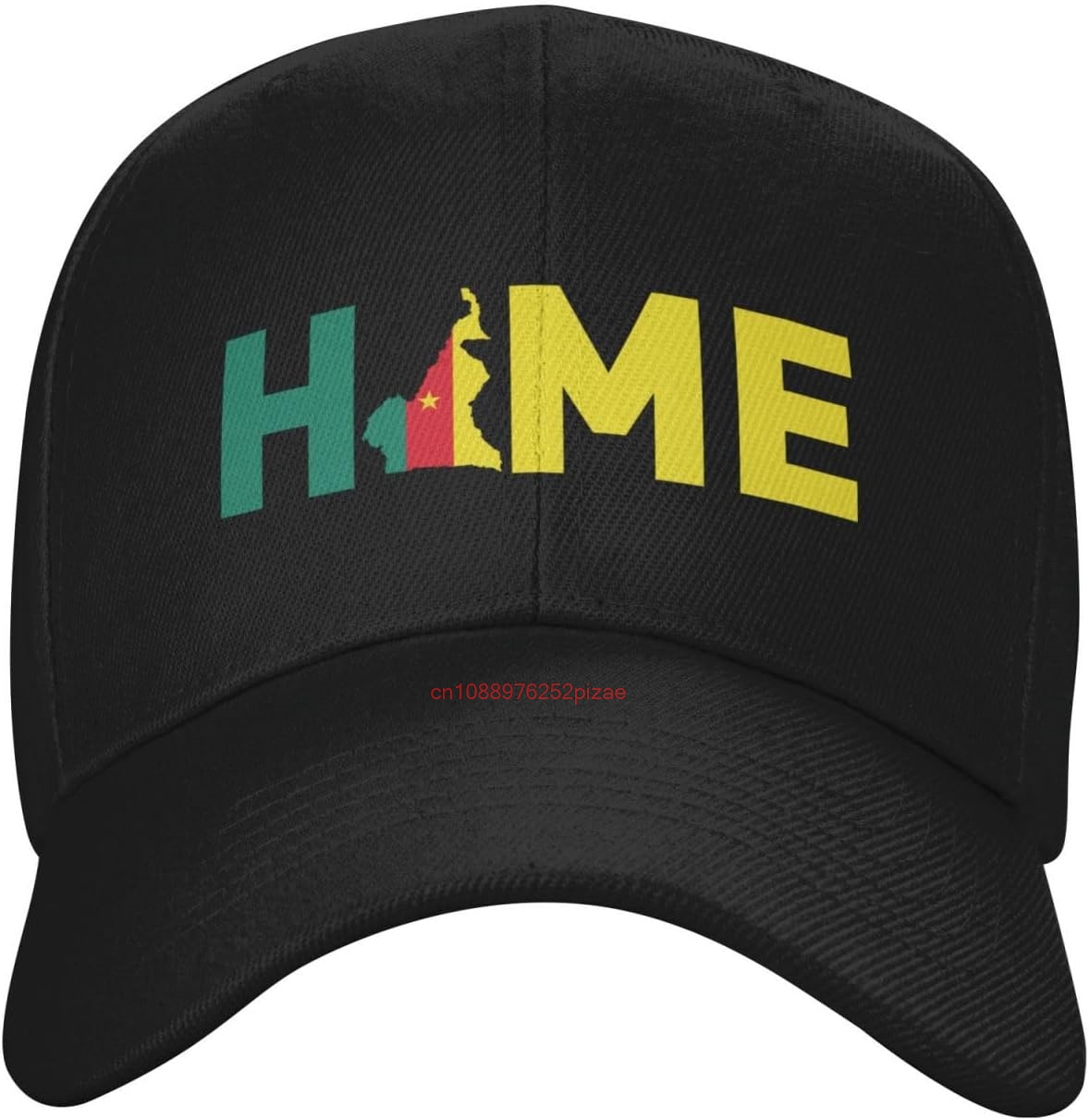 Golf Cap Dad - Mapa Kamerunu to domowe, klasyczne, modne