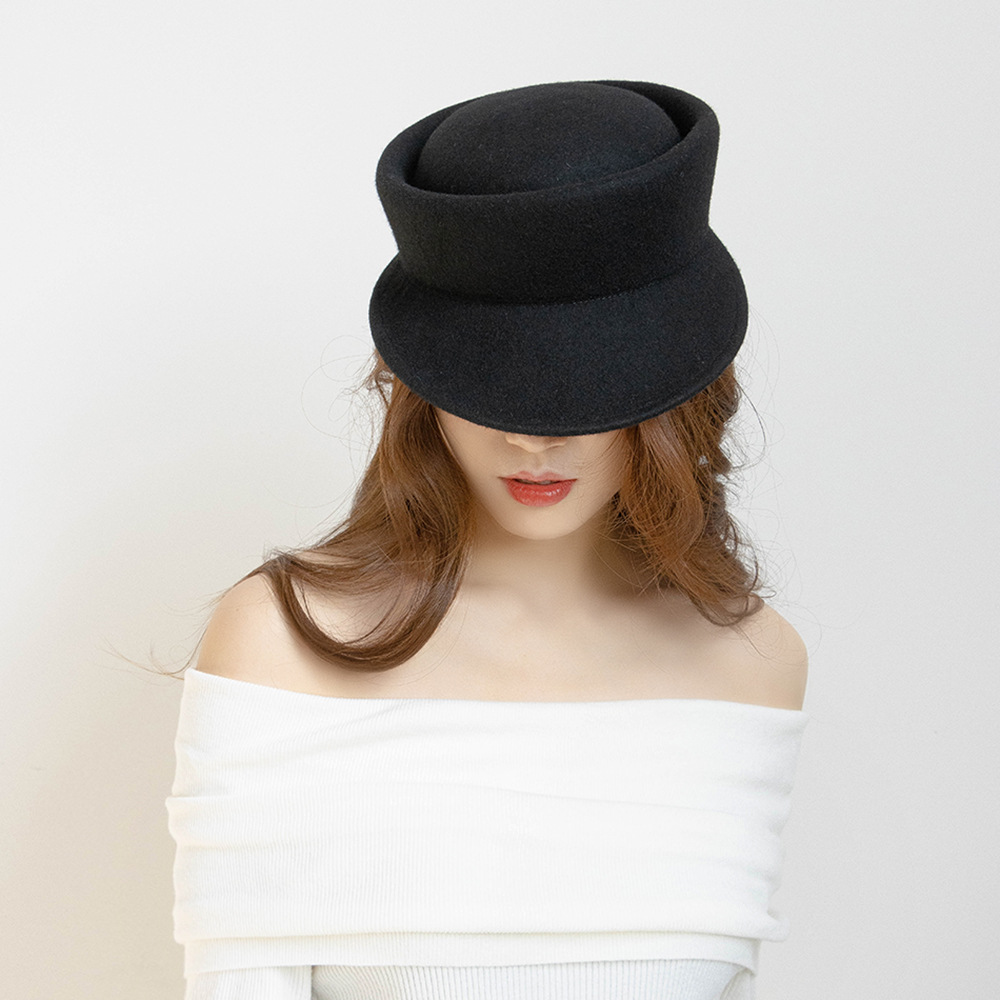 Beret French Wool - Francuskie czapki z filcu wełnianego w