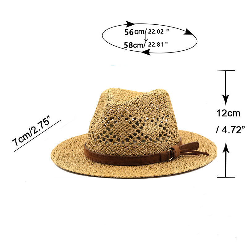 Hollow Men Raffia słomkowy kap – Cowboy Hat Straw recenzja i cena