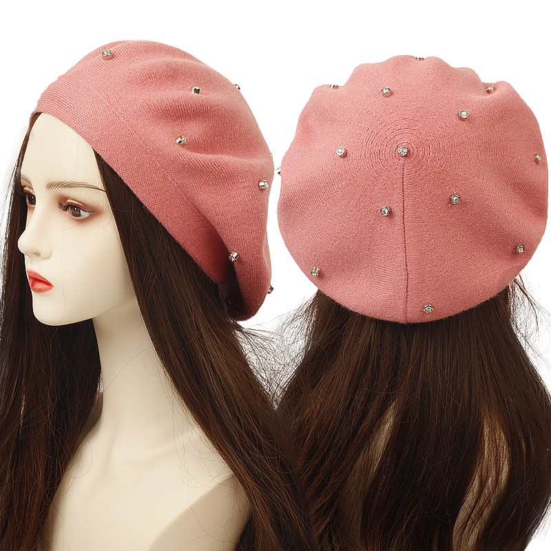 Damskie berety z kolorowymi cy – Beret French Wool recenzja i cena