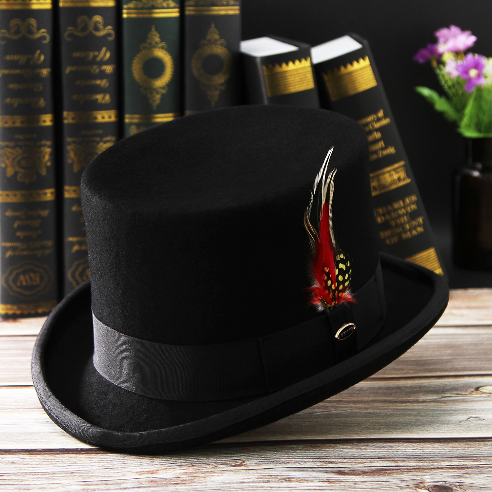 Nowy kapelusz męski 100% wełni – Fedora Hat Wool recenzja i cena