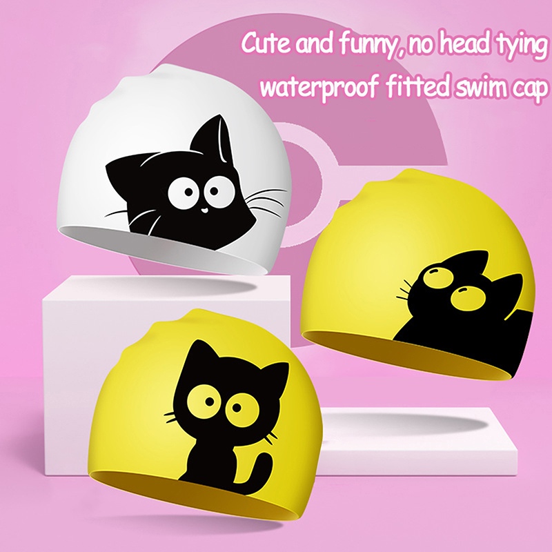 Uroczy kocia czepek do pływani – Swim Hat Silicone recenzja i cena