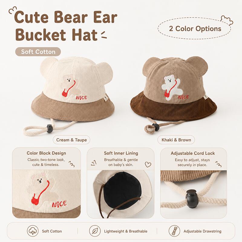 Dziecięcy kapelusz typu bucket – Bucket Hat Cotton recenzja i cena