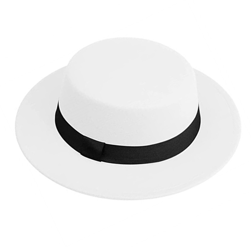 Męski Damski Biały Kapelusz Fe – Fedora Hat Wool recenzja i cena