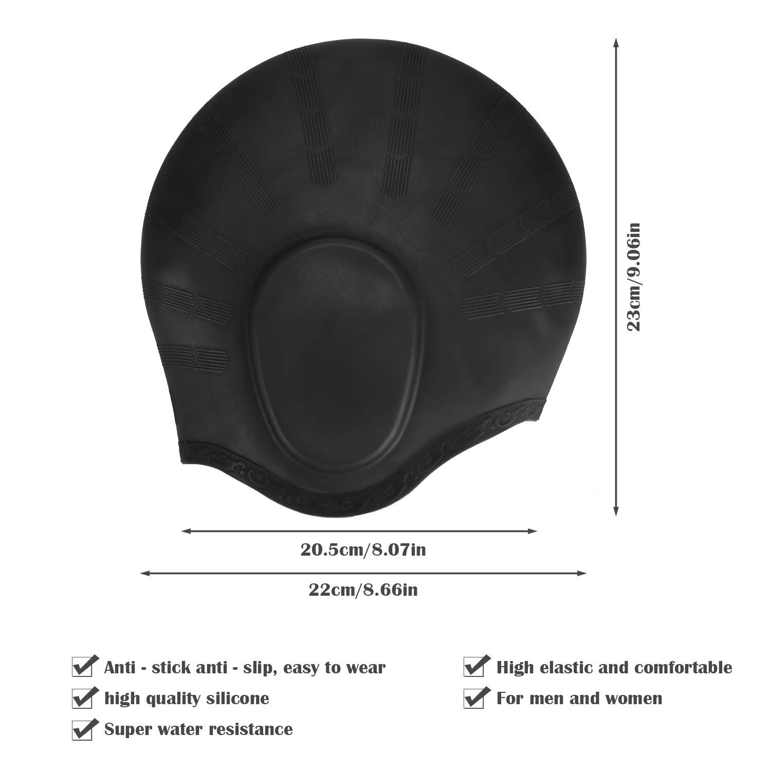 Dorośli Wysokie elastyczne cze – Swim Hat Silicone recenzja i cena