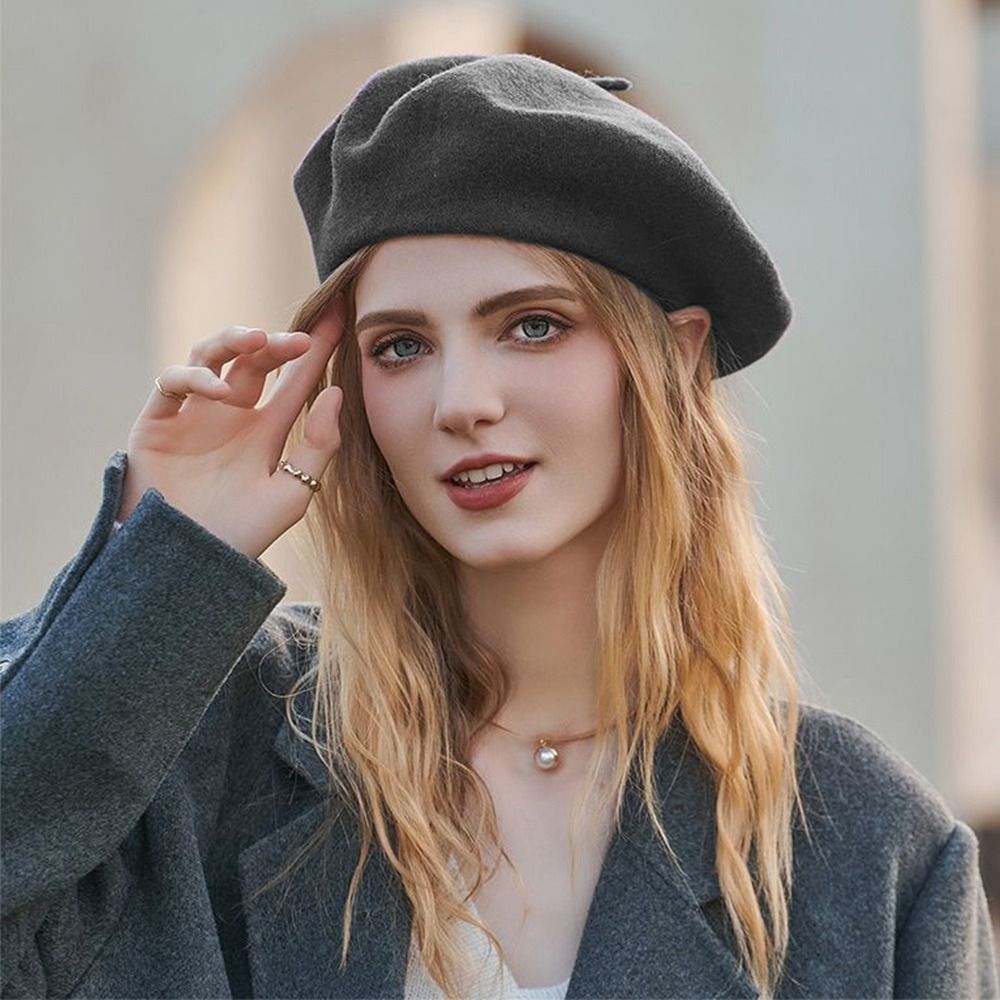 Modny, ciepły, zimowy beret z  – Beret French Wool recenzja i cena
