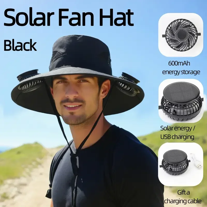 Czapka wędkarska z wentylatore – Bucket Hat Cotton recenzja i cena