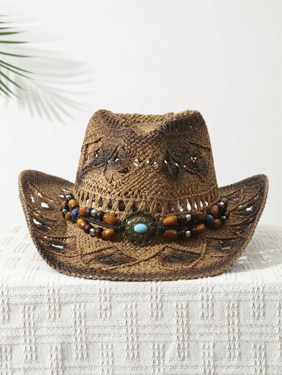 1 szt. Unisex Kapelusz Kowbojs – Cowboy Hat Straw recenzja i cena