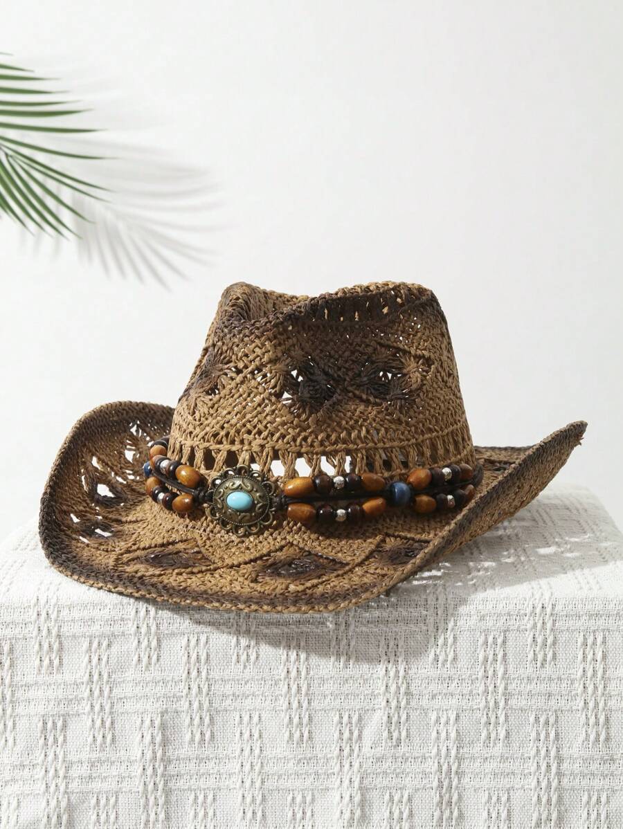 1 szt. Unisex Kapelusz Kowbojs – Cowboy Hat Straw recenzja i cena