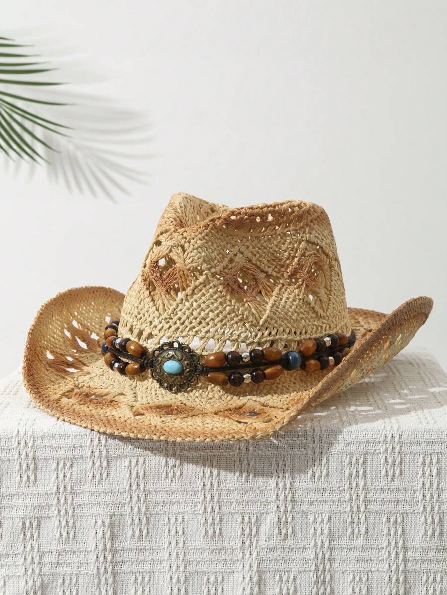 1 szt. Unisex Kapelusz Kowbojs – Cowboy Hat Straw recenzja i cena