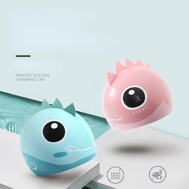 Cartoon Cute Fish Shark Siliko – Swim Hat Silicone recenzja i cena